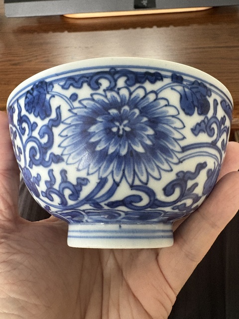 古玩陶瓷菊花杯真品鑒賞圖