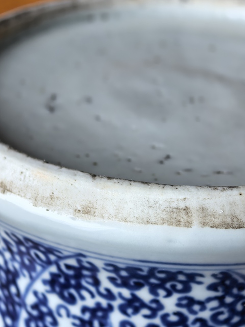 古玩陶瓷青花花觚真品鑒賞圖