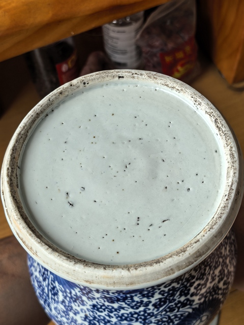古玩陶瓷青花花觚真品鑒賞圖