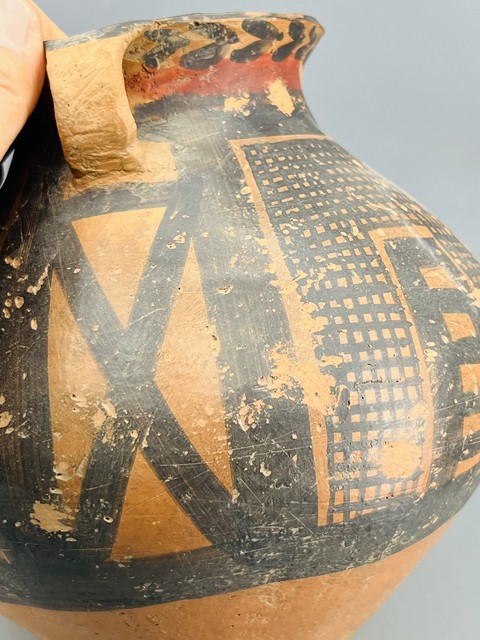 古玩陶瓷馬家窯彩陶雙系罐真品鑒賞圖