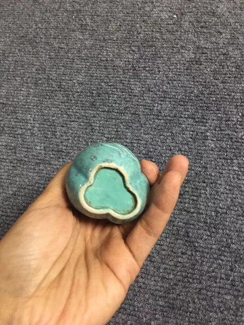 古玩陶瓷爐鈞釉葫蘆瓶真品鑒賞圖