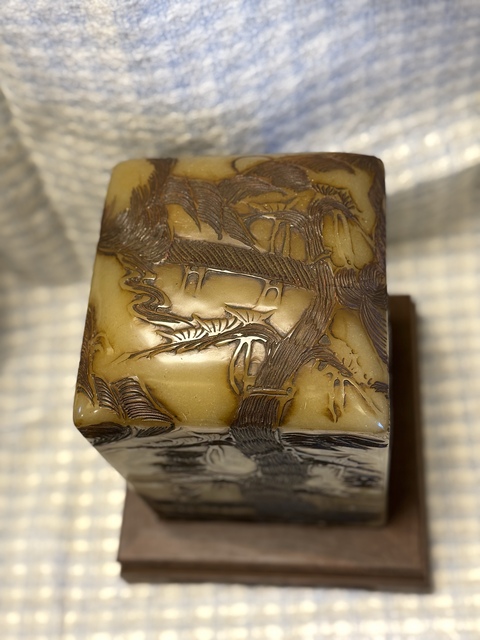 古玩雜項印章西方，真品鑒賞圖