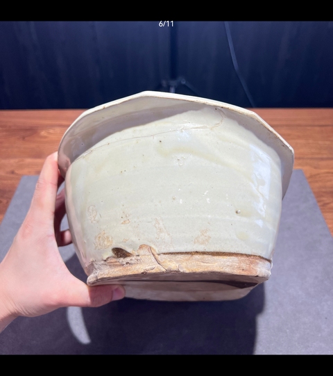 古玩陶瓷宋代磁州窯白底詩(shī)文枕真品鑒賞圖