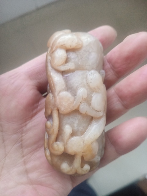 古玩玉器龍把件真品鑒賞圖