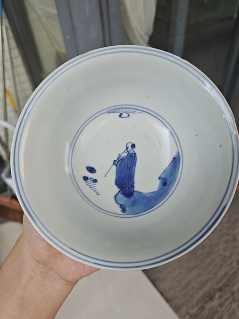 古玩陶瓷青花人物碗真品鑒賞圖