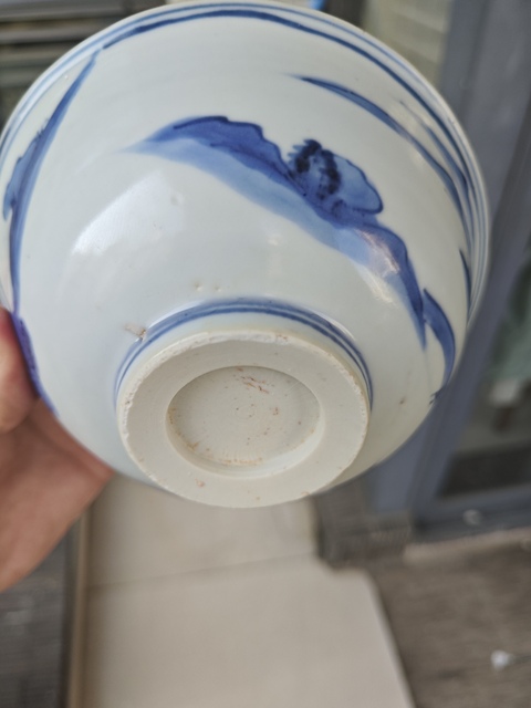 古玩陶瓷青花人物碗真品鑒賞圖