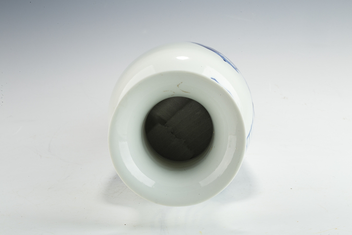 古玩陶瓷清晚期·青花霸王別姬圖瓶拍賣，當前價格2142元