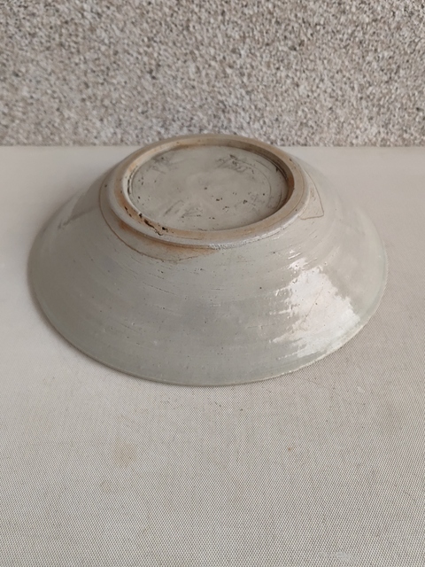 古玩陶瓷青花魚紋盤拍賣,當前價格680元