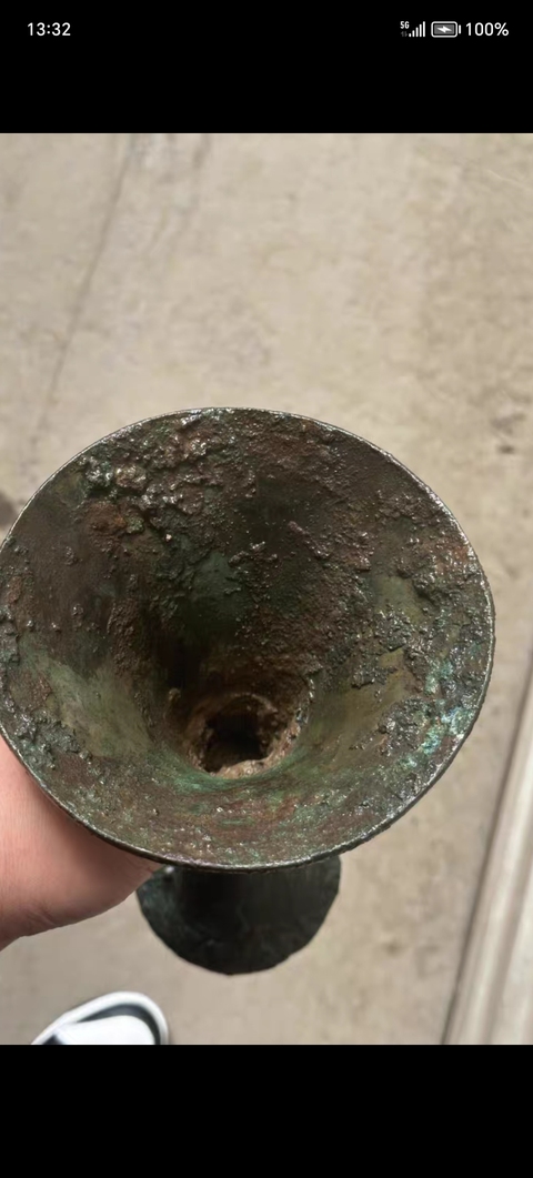 古玩銅器青銅觚真品鑒賞圖