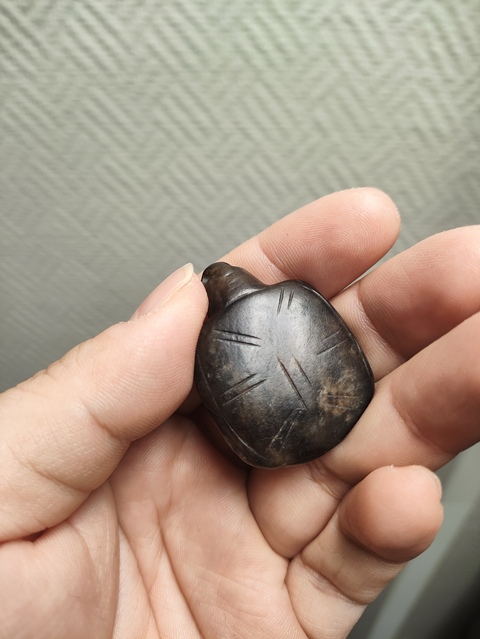 古玩玉器金·玉龜真品鑒賞圖