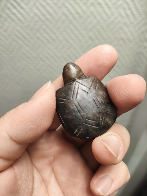 古玩玉器金·玉龜真品鑒賞圖