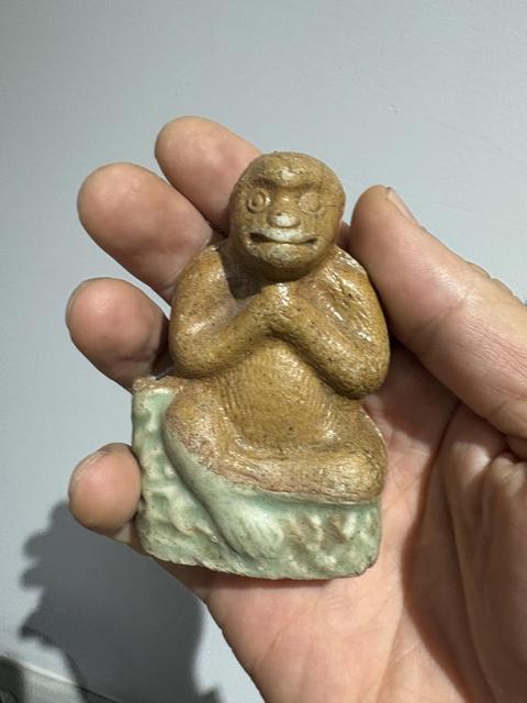 古玩陶瓷猴子型文房 真品鑒賞圖