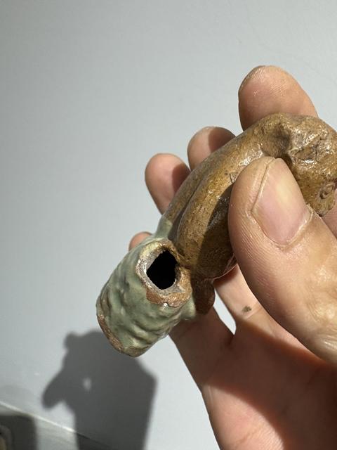 古玩陶瓷猴子型文房 真品鑒賞圖