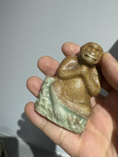 古玩陶瓷猴子型文房 真品鑒賞圖