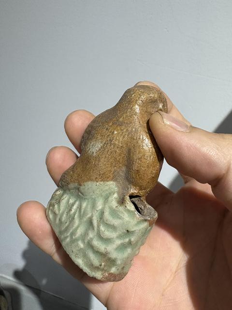 古玩陶瓷猴子型文房 真品鑒賞圖