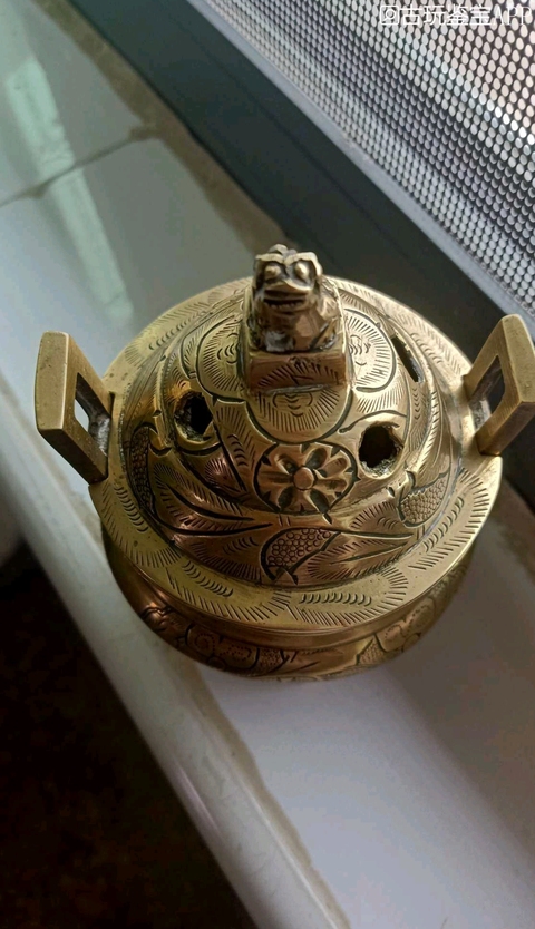 古玩銅器銅爐真品鑒賞圖