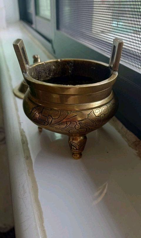 古玩銅器銅爐真品鑒賞圖