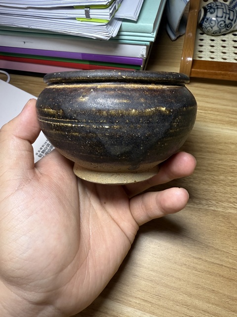古玩陶瓷元代小缽真品鑒賞圖