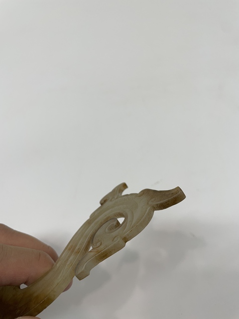 古玩玉器仿古做舊玉龍型件真品鑒賞圖