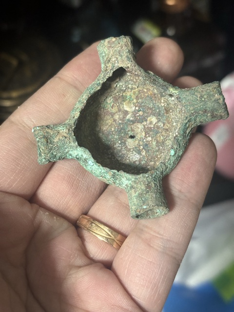 古玩銅器西周·風火輪節約真品鑒賞圖