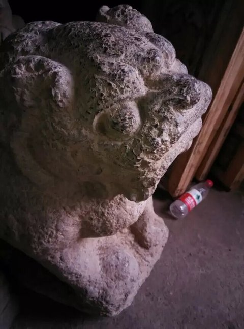 古玩雜項石獅真品鑒賞圖