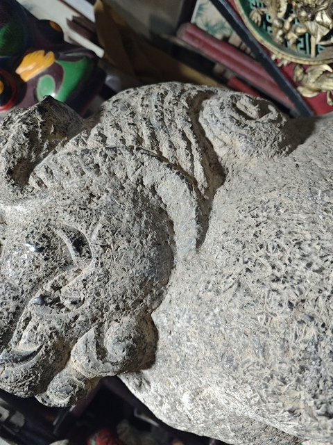 古玩雜項石獅真品鑒賞圖