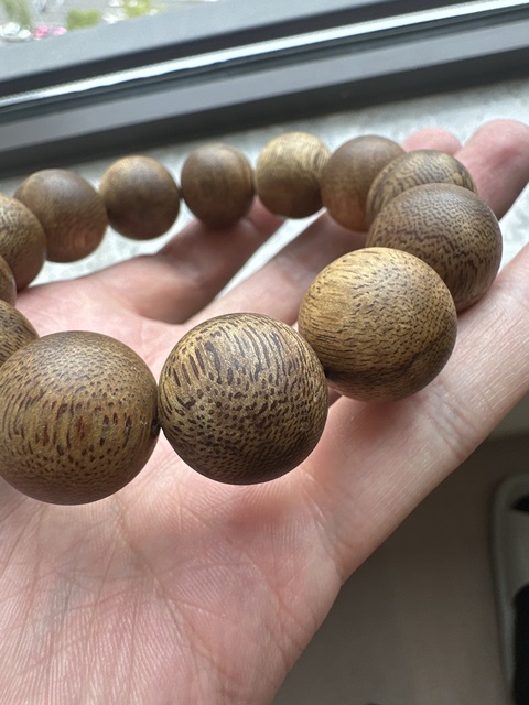 古玩雜項沉香手串真品鑒賞圖