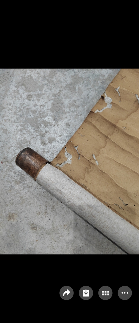 古玩字畫竹禪款水墨羅漢立軸真品鑒賞圖