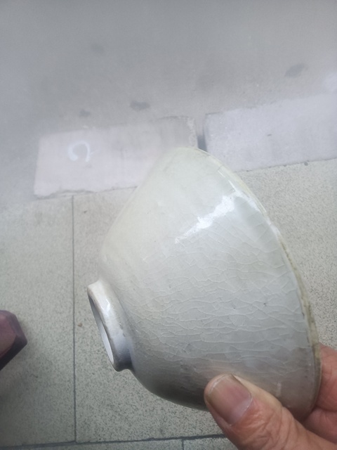 古玩陶瓷影青白釉印花碗真品鑒賞圖