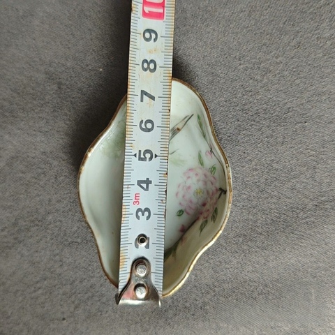 古玩陶瓷粉彩花鳥紋碟4個拍賣，當前價格150元