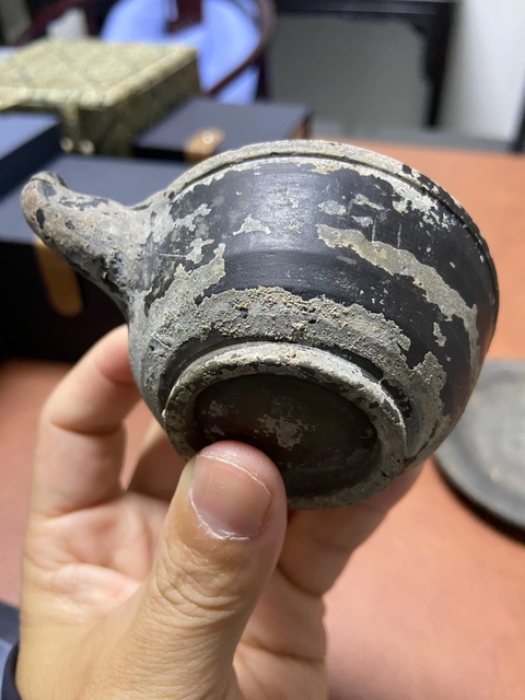古玩陶瓷黑釉茶器真品鑒賞圖
