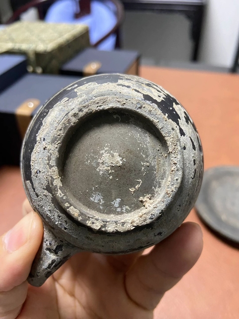 古玩陶瓷黑釉茶器真品鑒賞圖