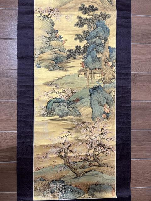 古玩字畫試粉梅梢有月知真品鑒賞圖