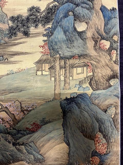 古玩字畫試粉梅梢有月知真品鑒賞圖
