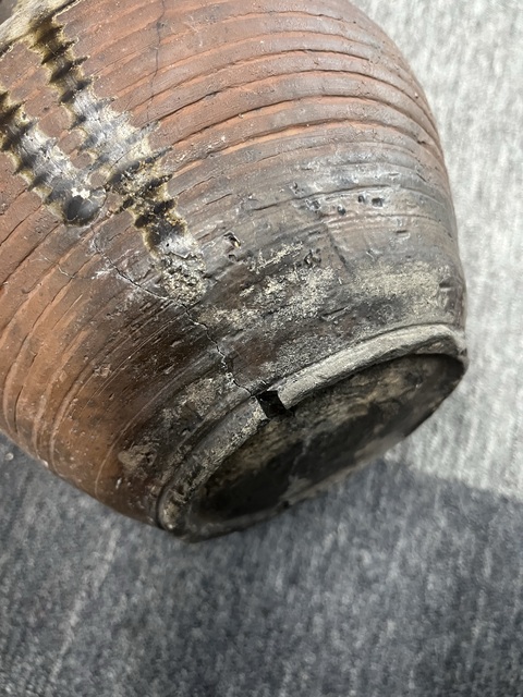 古玩陶瓷青釉雙耳壺真品鑒賞圖