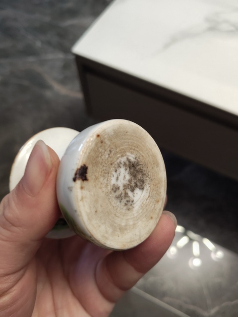 古玩陶瓷粉彩水盂真品鑒賞圖