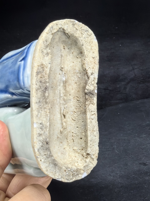 古玩陶瓷清康熙雙色釉梁山伯與祝英臺”瓷塑拍賣,當前價格2800元