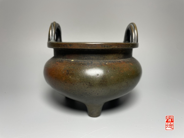 古玩銅器爐真品鑒賞圖