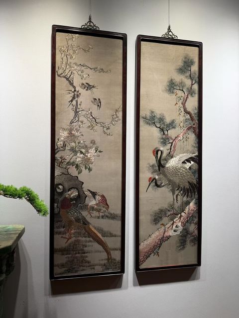 古玩雜項刺繡真品鑒賞圖