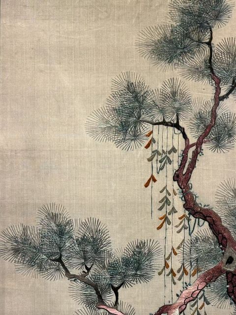 古玩雜項刺繡真品鑒賞圖