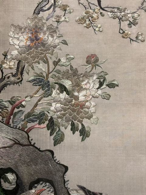 古玩雜項刺繡真品鑒賞圖