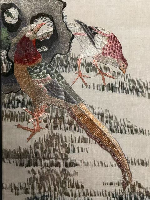 古玩雜項刺繡真品鑒賞圖