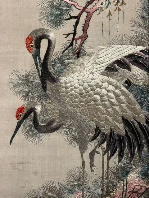 古玩雜項刺繡真品鑒賞圖