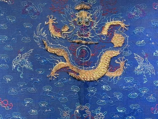 古玩雜項刺繡真品鑒賞圖