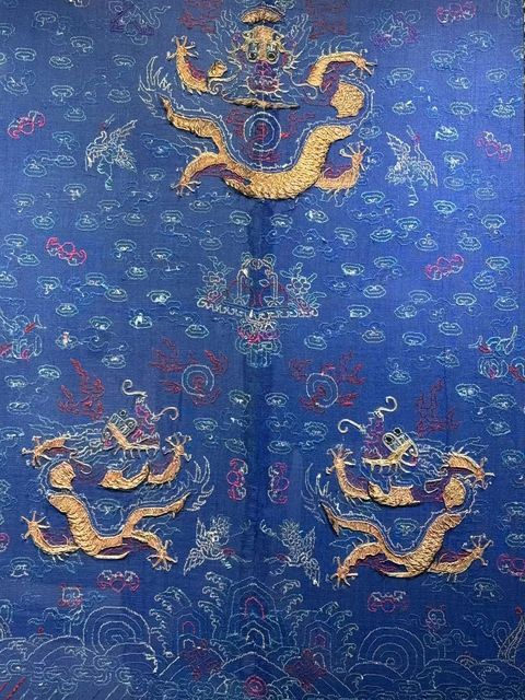 古玩雜項刺繡真品鑒賞圖