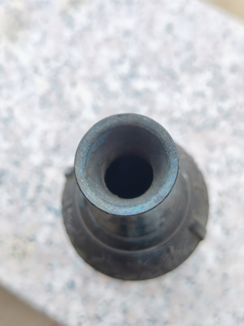 古玩銅器銅柳葉瓶真品鑒賞圖