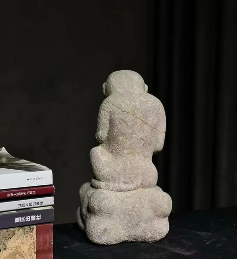 古玩雜項石猴真品鑒賞圖