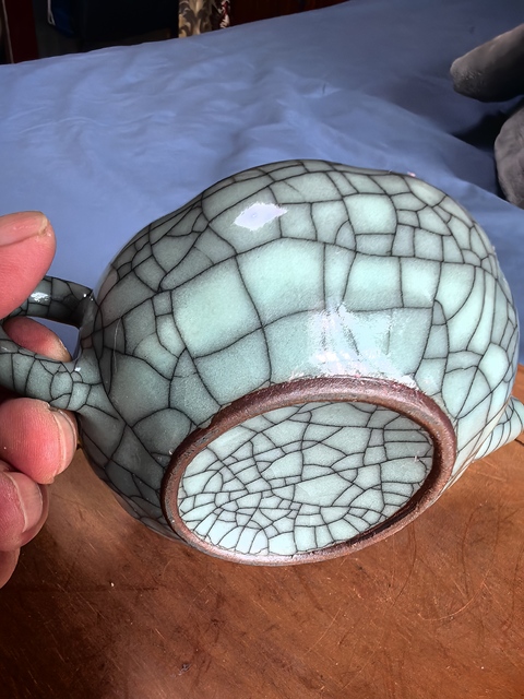 古玩陶瓷可以喝茶真品鑒賞圖