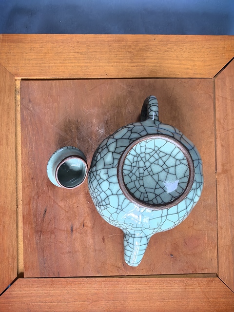 古玩陶瓷可以喝茶真品鑒賞圖