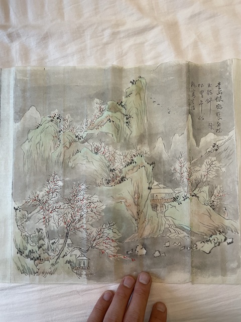古玩字畫清·李熙泰大師山水長卷（國寶級）真品鑒賞圖